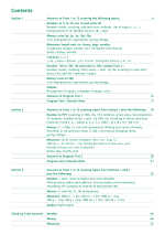 Essential Mental Arithmetic 1 Answers Contents